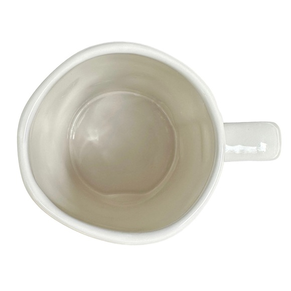 Rae Dunn BAE Mug Coffee Tea White Black Large Long Letters NWT 2018 OG Dimples - Picture 8 of 12